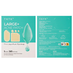 TKTK kit in a travel bag ready for on-the-go acne care convenience