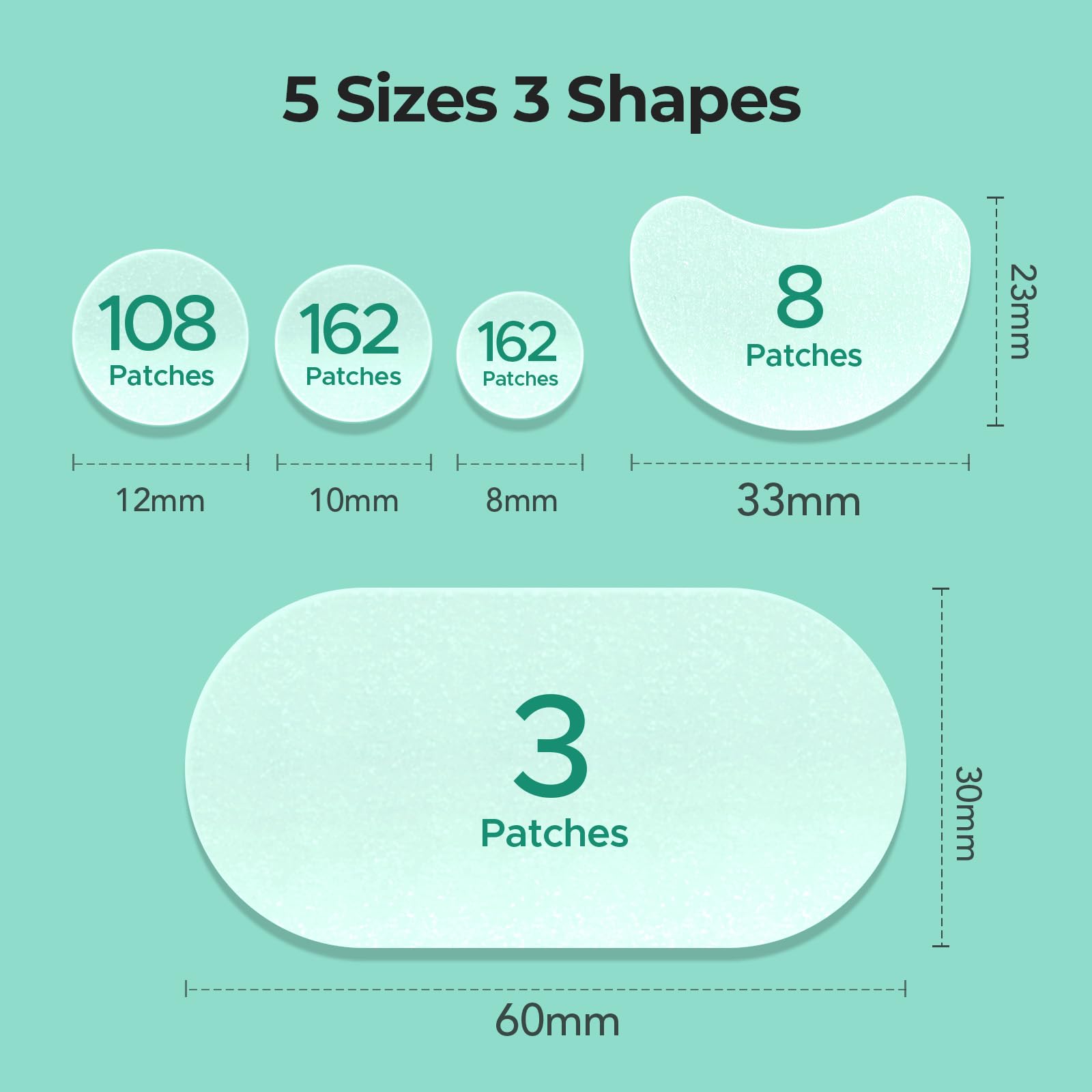 TKTK XL strip beside a ruler showing scale and coverage benefit