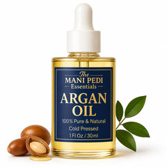 The Mani Pedi Essentials front bottle showing label and size benefit