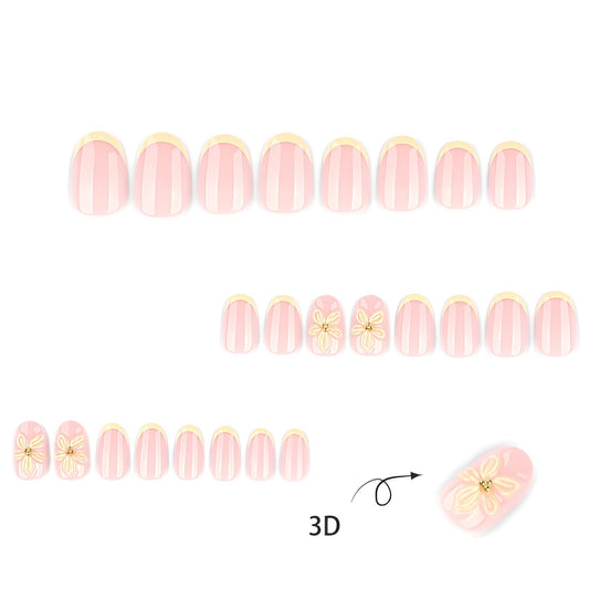 Tnbuokas close-up of 3D flower detail adding textured elegance to nails