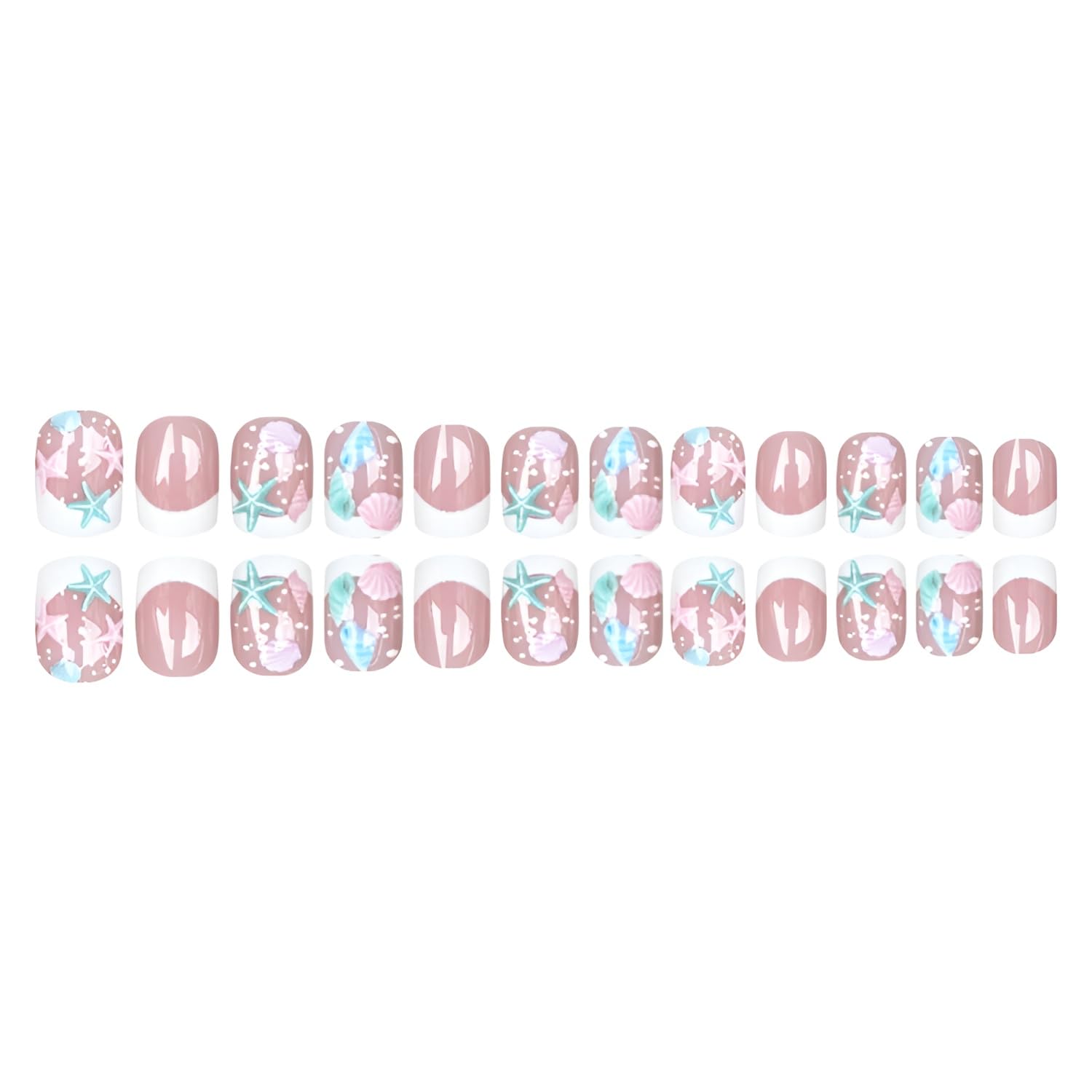 Tnbuokas display of 12 nail sizes for accurate fit and customization