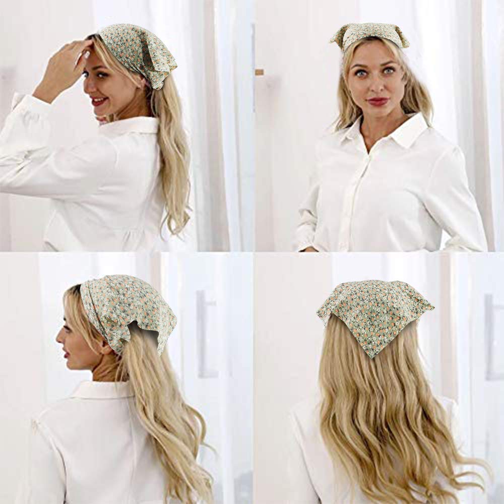 TOBATOBA five headbands laid flat showing pattern variety, mix-and-match benefit