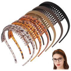TOBATOBA front view of headband showing sleek shape and comfortable fit