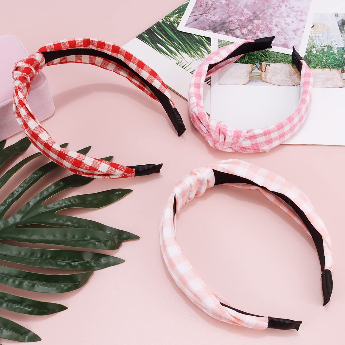 TOBATOBA headband in holiday setting suggests seasonal styling and gift-ready benefit