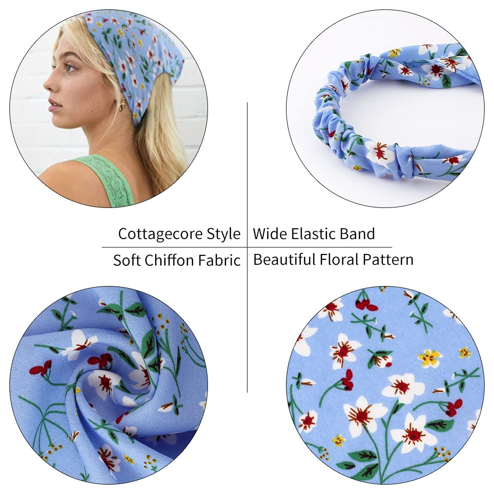 TOBATOBA display of five different floral patterns offering styling variety