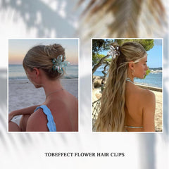 Tobeffect clip securing fine hair gently with no pulling for smooth hold