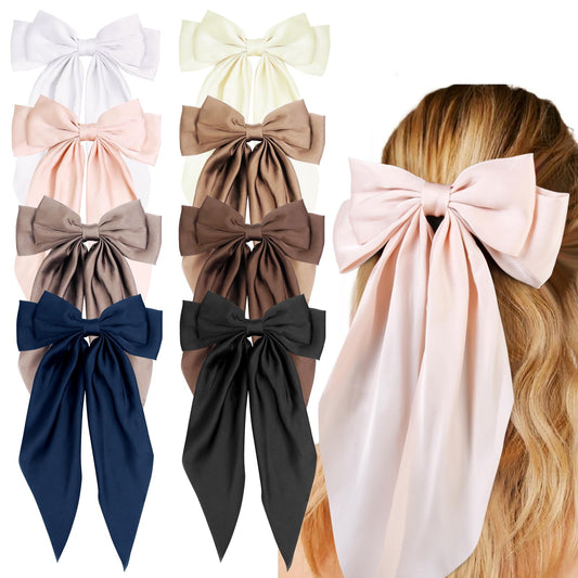 Tobeffect front view of 8-pack bows showing colors and presentation for outfit coordination