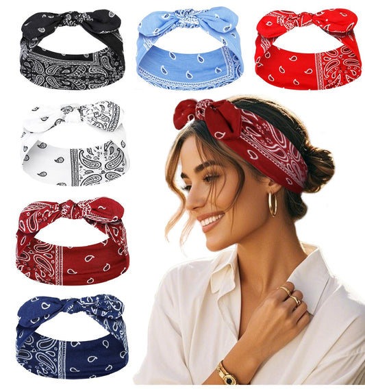 Tobeffect six-pack front view showing paisley prints and color variety for styling