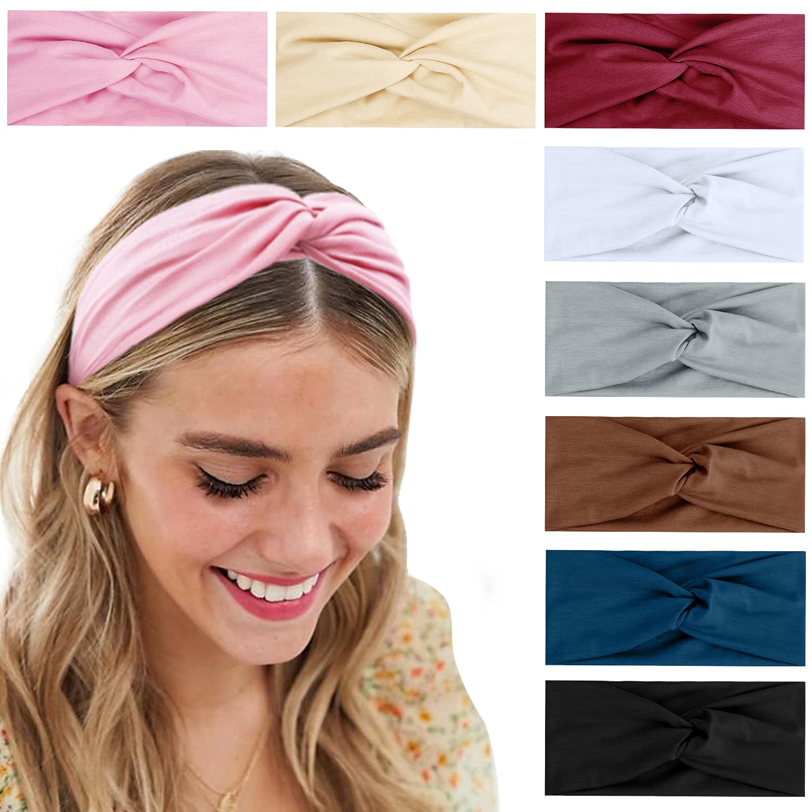 Tobeffect headband front view showing secure fit and style