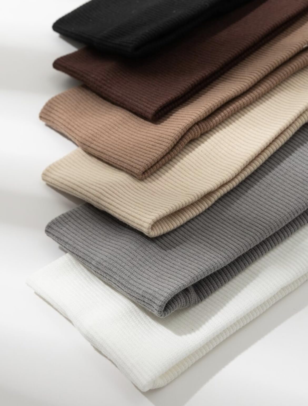Tobeffect six headbands fanned out showing color options and styling versatility