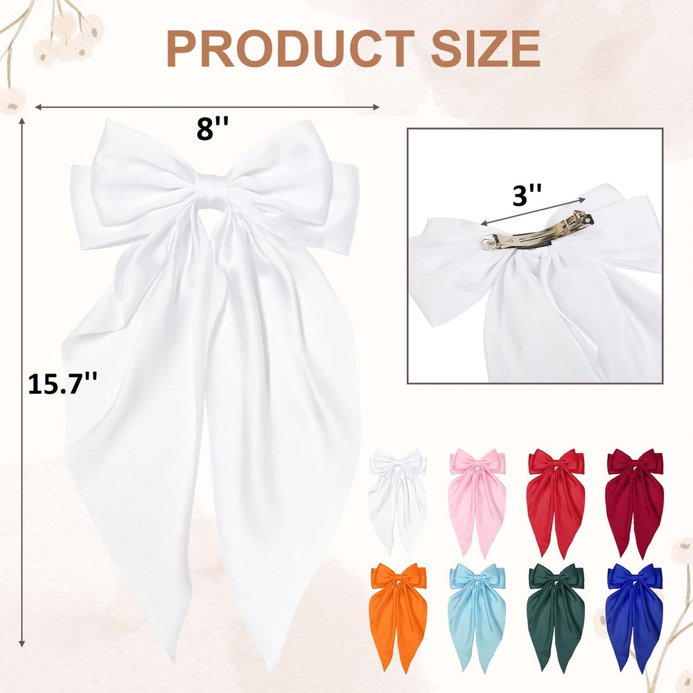 Tobeffect bow clipped in ponytail adding feminine finishing touch
