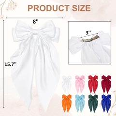 Tobeffect bow clipped in ponytail adding feminine finishing touch