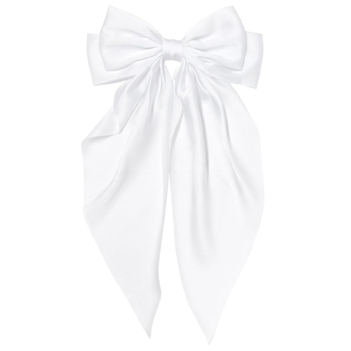 Tobeffect white bow front view showing clean shape and instant polish