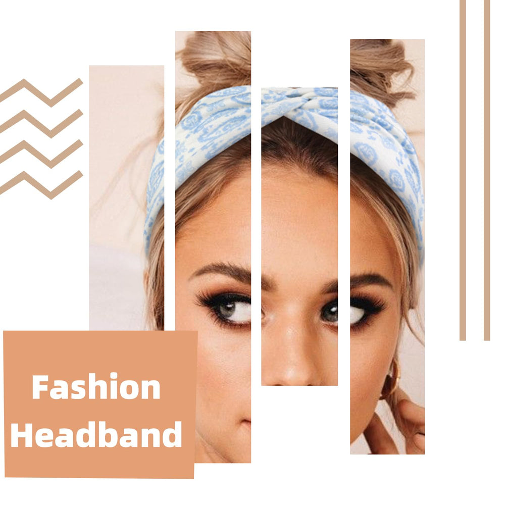 Tobeffect model wearing headband in casual setting demonstrating comfortable all-day wear