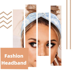 Tobeffect model wearing headband in casual setting demonstrating comfortable all-day wear