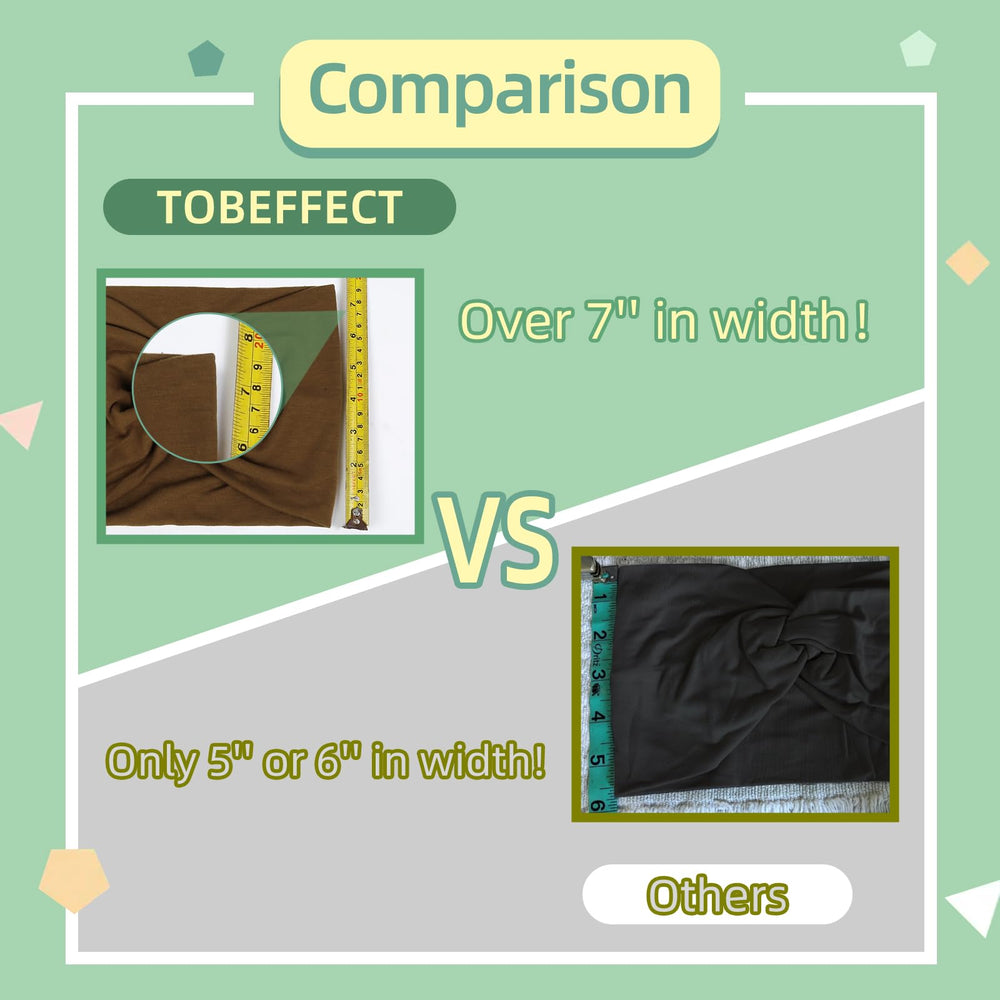 Tobeffect headband worn during yoga to show sweat-wicking and non-slip performance benefit