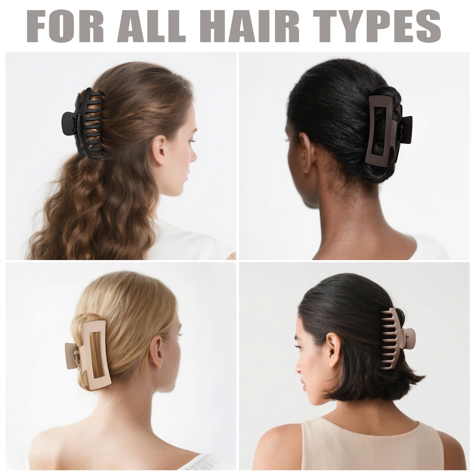TOCESS clip holding fine hair, gentle non-pulling hold