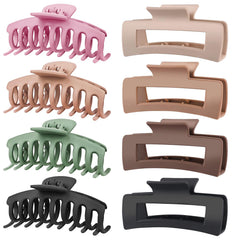 TOCESS front packaging showing eight matte jumbo claw clips and convenience