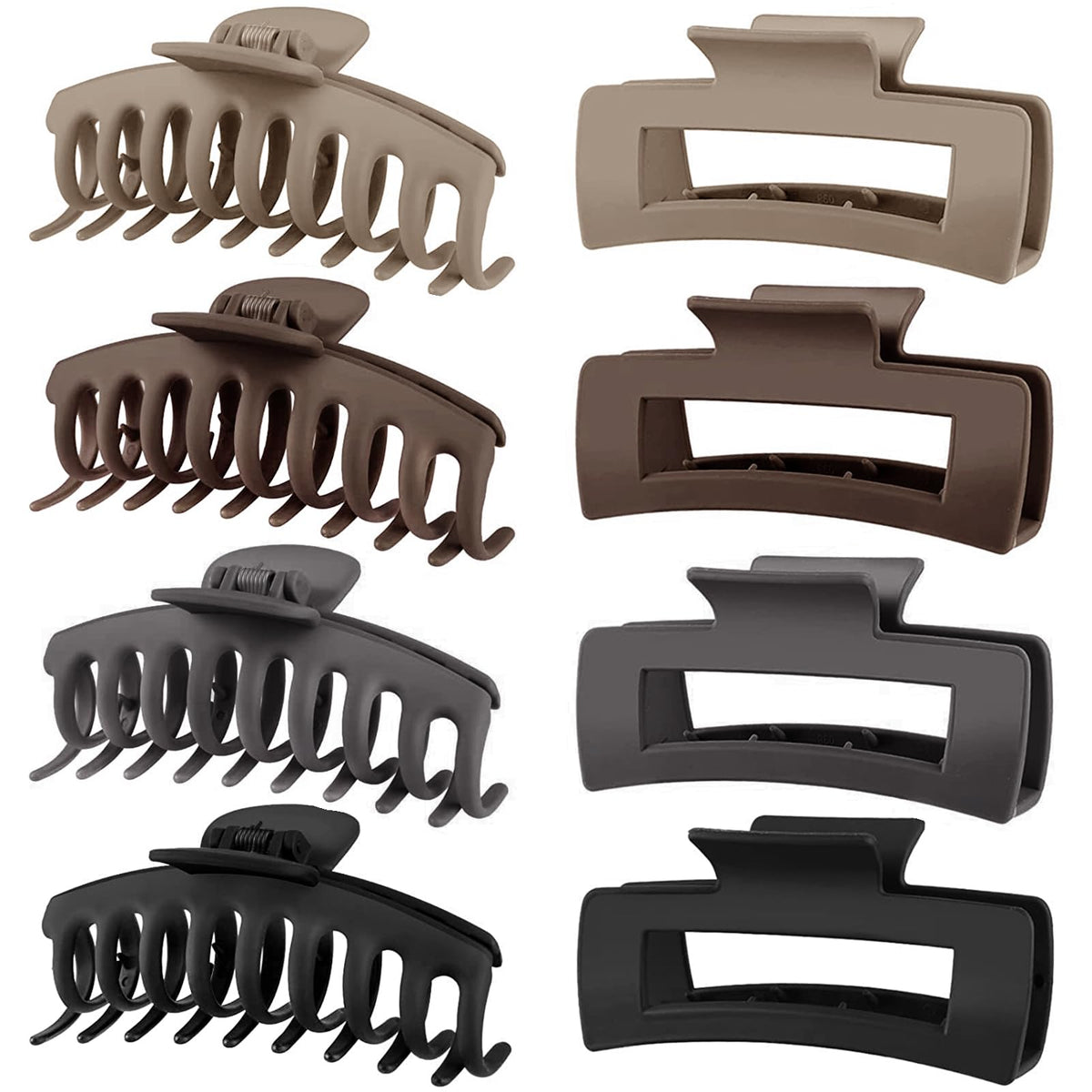 TOCESS front packaging showing all eight neutral matte clips and convenience
