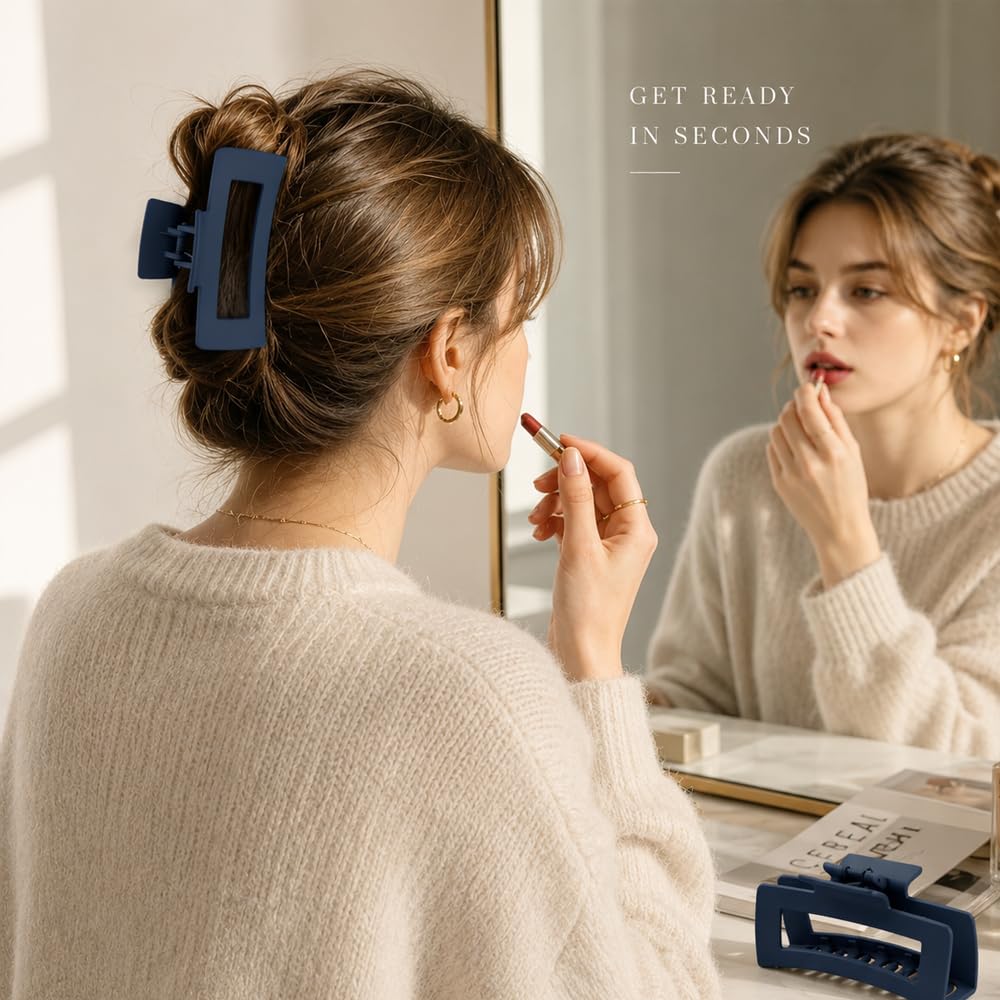 TOCESS holding thick hair in an updo for all-day control