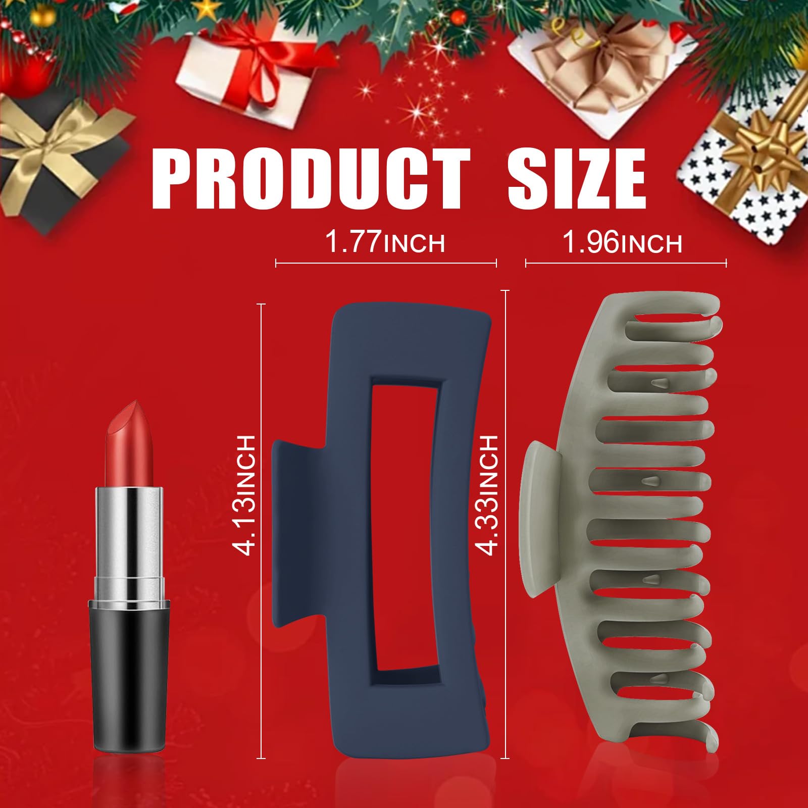 TOCESS matte finish texture of clamp, soft-touch coating for comfortable wear