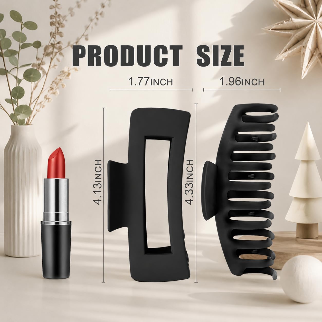 TOCESS side profile open clip highlighting strong spring durability