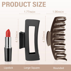 TOCESS clip next to a hand showing scale and large 4.3-inch size