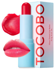 TOCOBO front packaging shows cherry-pink tube and glossy benefit