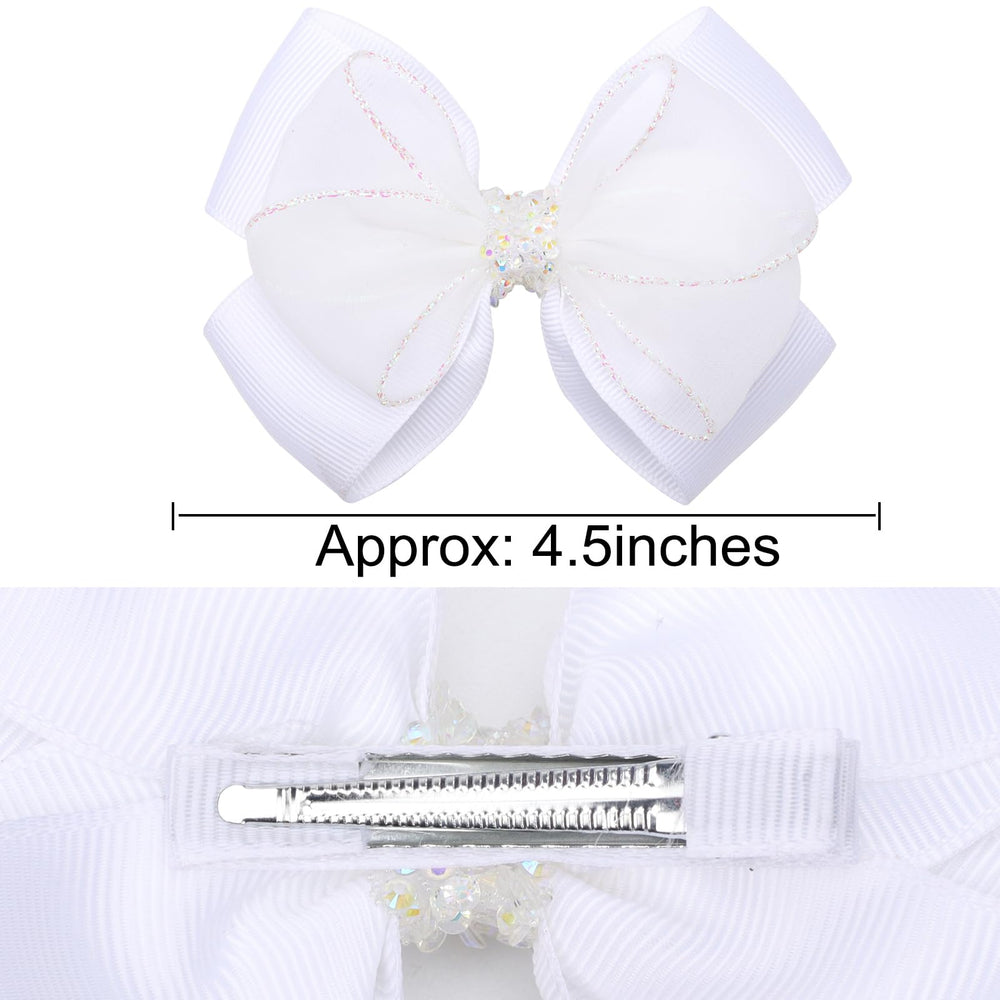 TOFAEVN bows worn by toddler demonstrating comfortable fit and playful style