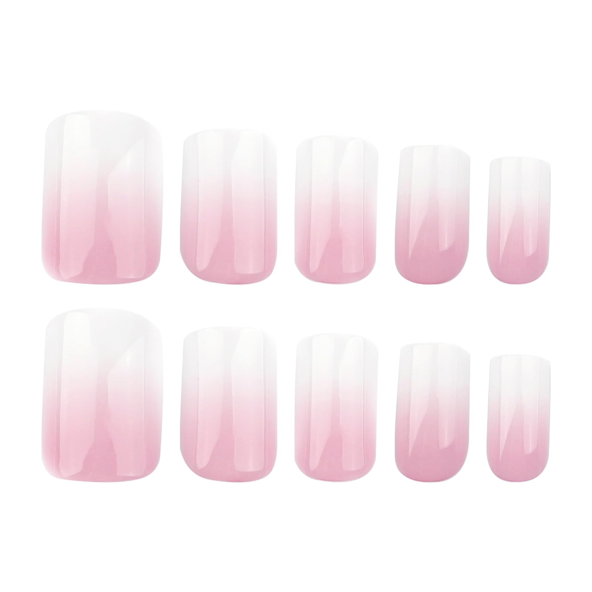 TOGZOM side profile of medium square nail showing thickness and durability benefit