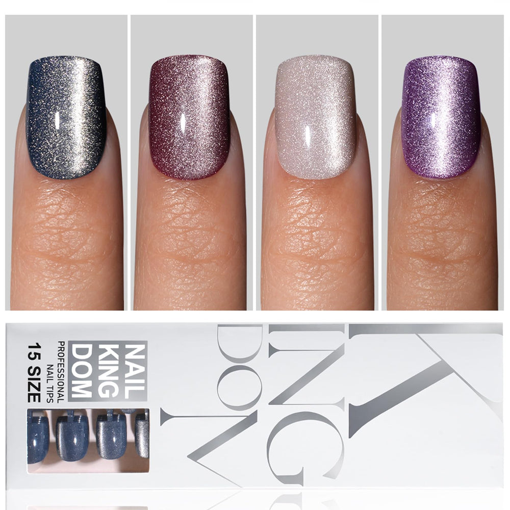 TOGZOM organized nail layout displaying 15 sizes, ensures precise fit for every finger