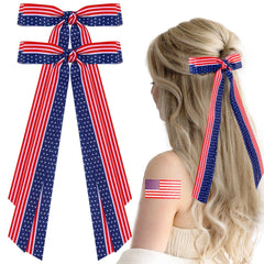 TOKUFAGU flag bow front view showing bold red white blue for festive styling