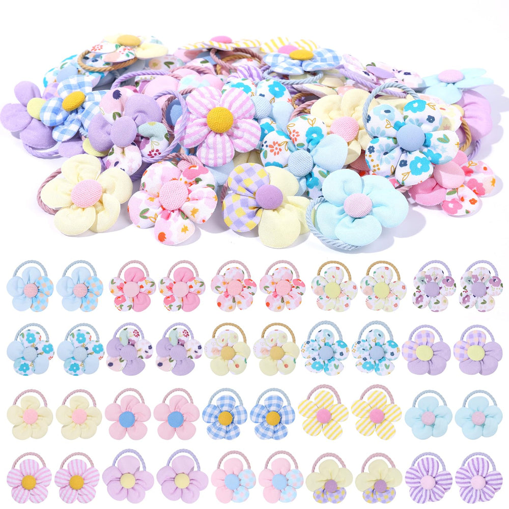 TOKUFAGU front packaging showing 40 colorful mini scrunchies and value