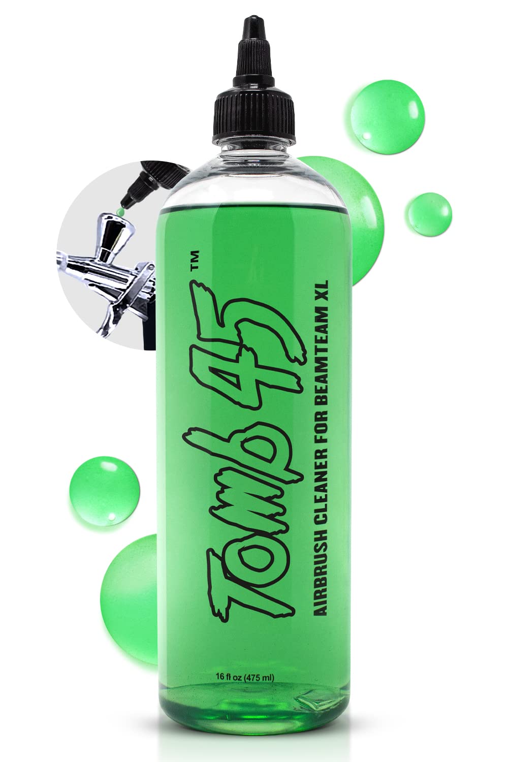 Tomb45 applicator front view showing ergonomic grip and professional finish for easy handling