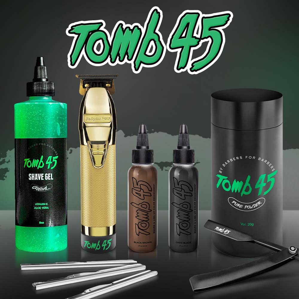 Tomb45 used in barbershop lifestyle scene highlighting professional-ready results