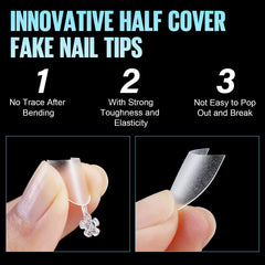TOMICCA tips in use with adhesive for fast application