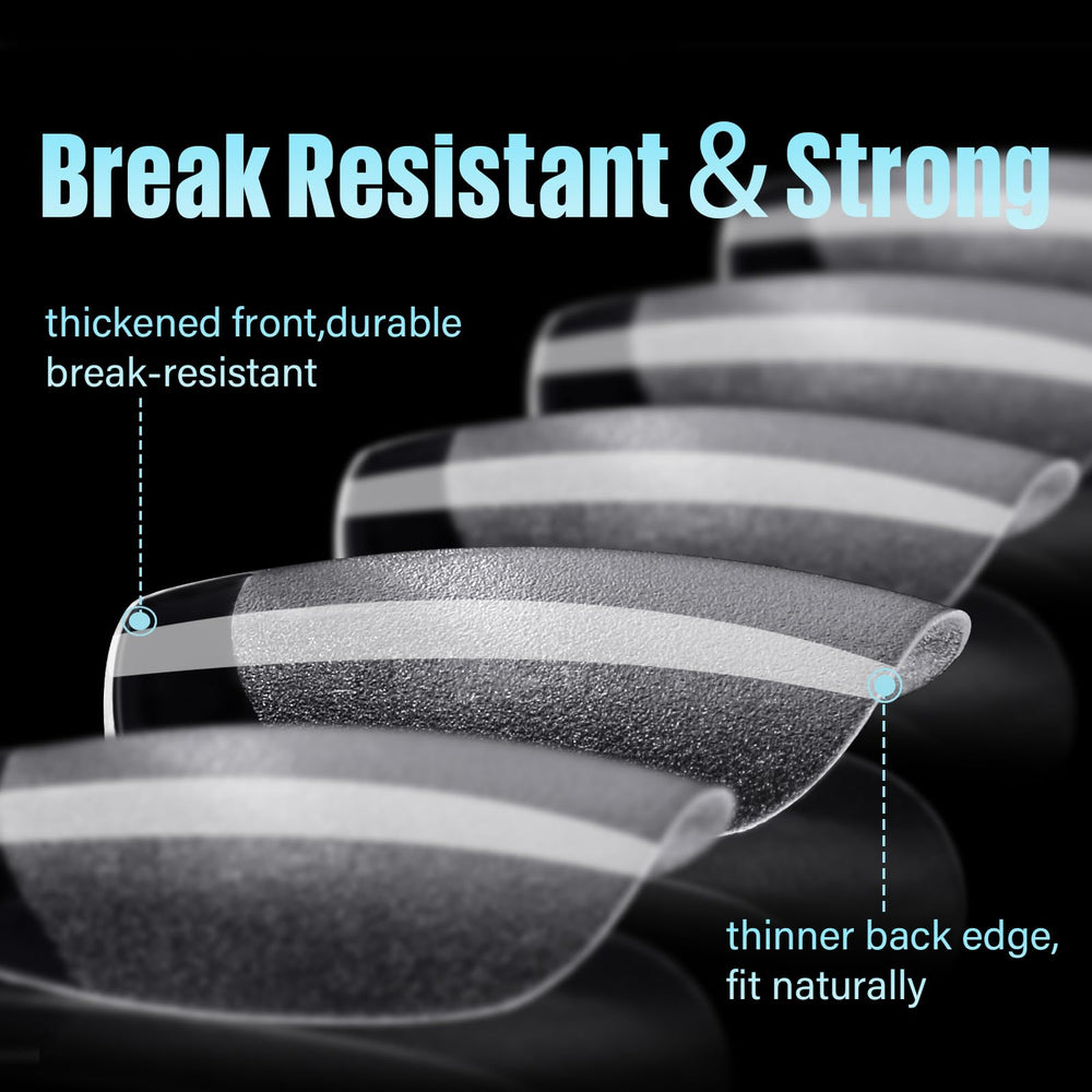 TOMICCA application with glue demonstrating secure adhesion benefit