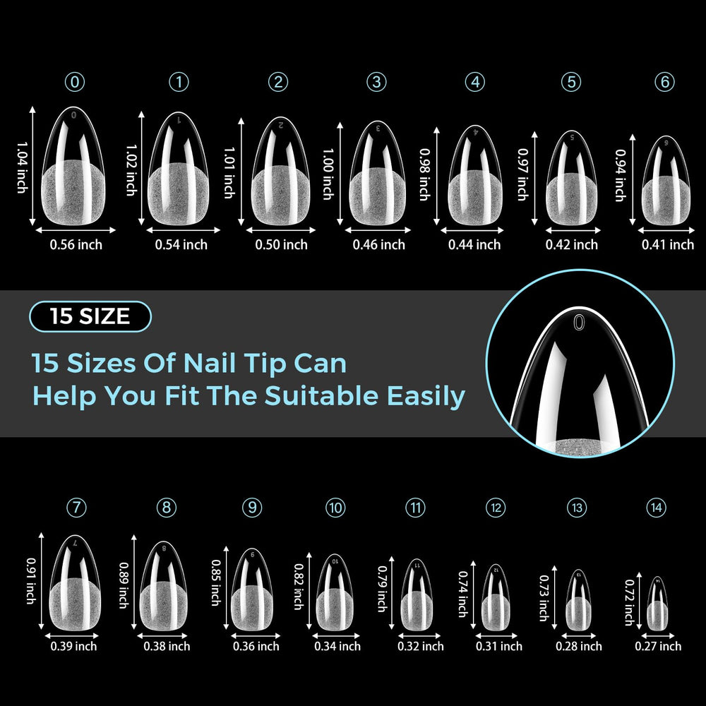 TOMICCA clear ABS tip texture close-up showing smooth surface for even polish and adhesion