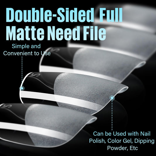 TOMICCA half-matte close-up showing texture that reduces buffing time