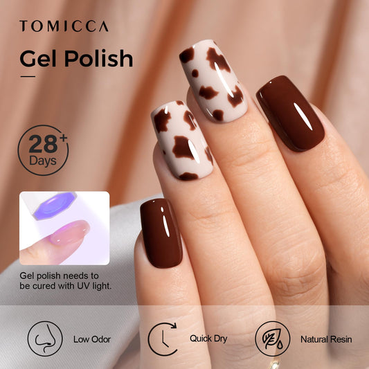 TOMICCA wide-angle brush close-up for smooth, streak-free application