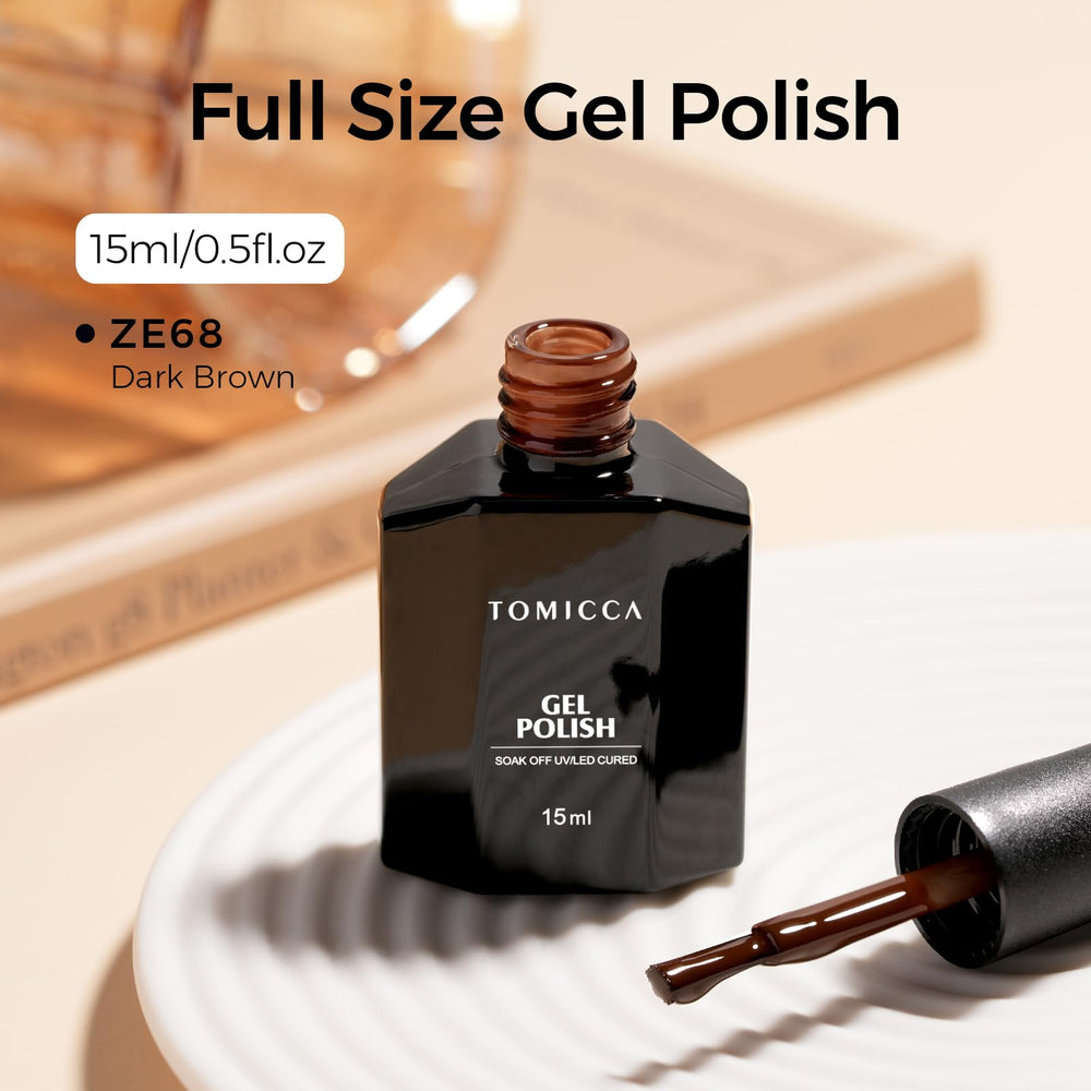 TOMICCA manicure styled with cozy outfit showing seasonal versatility