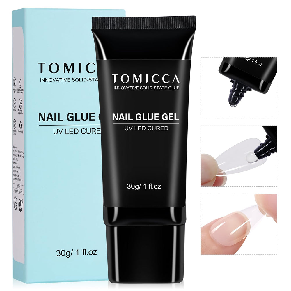 TOMICCA front tube showing brand and clear gel benefit