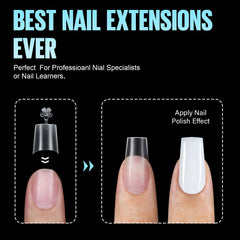 TOMICCA finished gel polish set demonstrating salon-style results