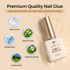TOMICCA gel texture drop demonstrating non-drip consistency benefit
