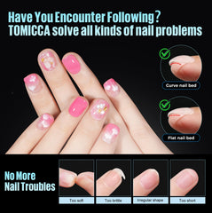 TOMICCA half-matte surface close-up showing reduced buffing and better adhesion
