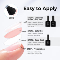 TOMICCA being applied to natural nail for stronger polish adhesion