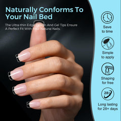 TOMICCA tips being applied in salon showing quick application benefit