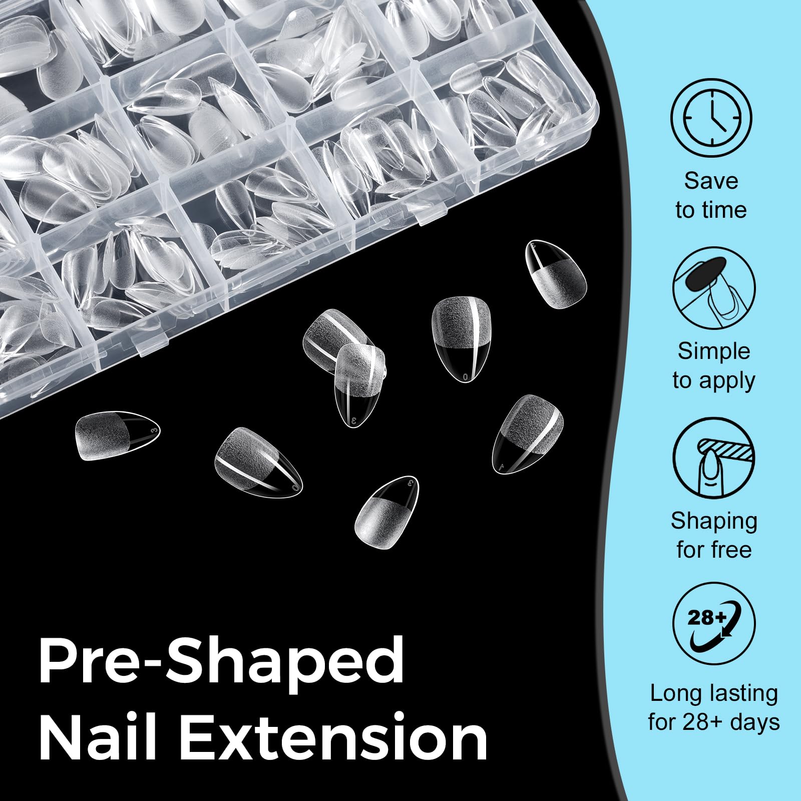 TOMICCA inner half-matte surface detail improving adhesion and secure bond