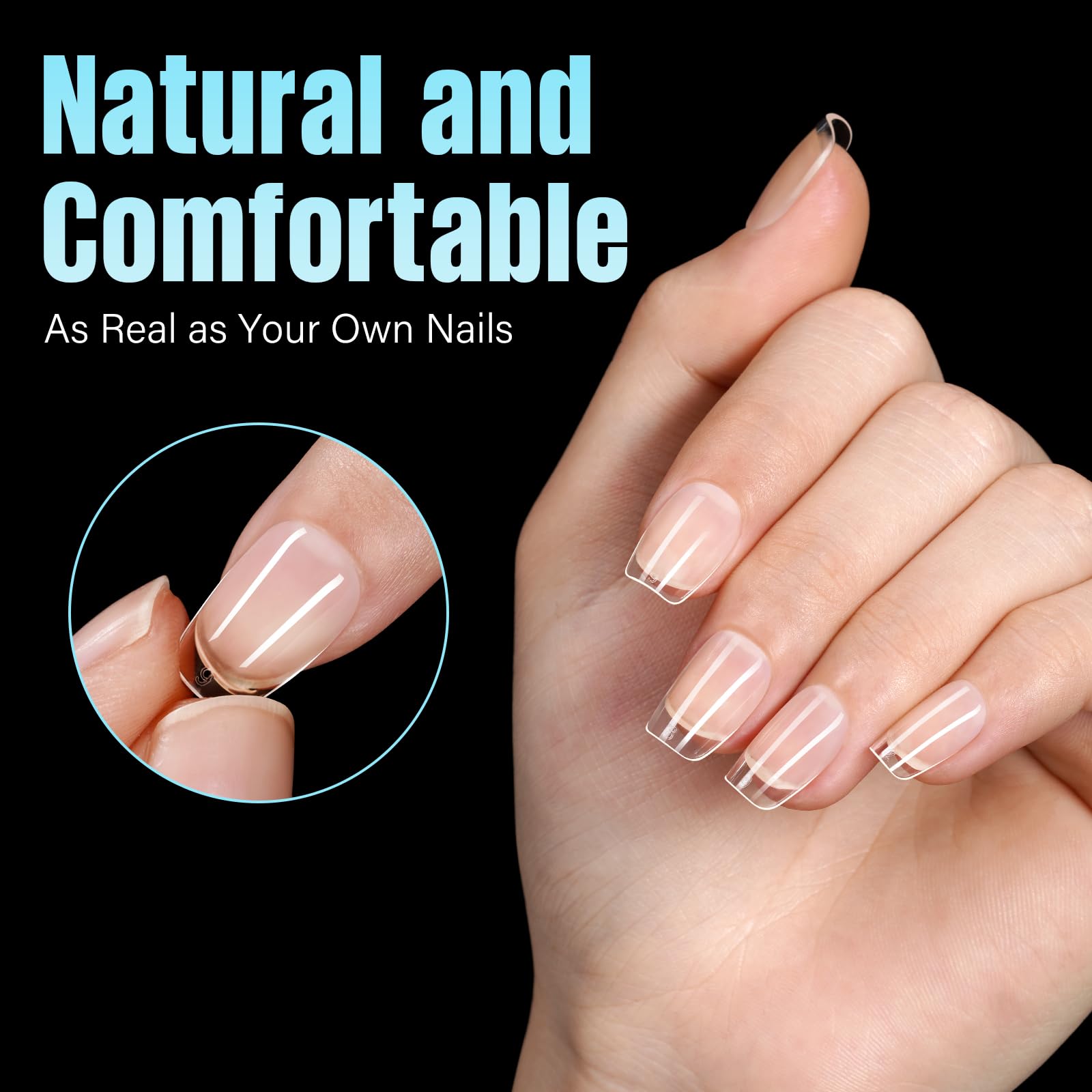TOMICCA at-home manicure scene showing convenience and salon results