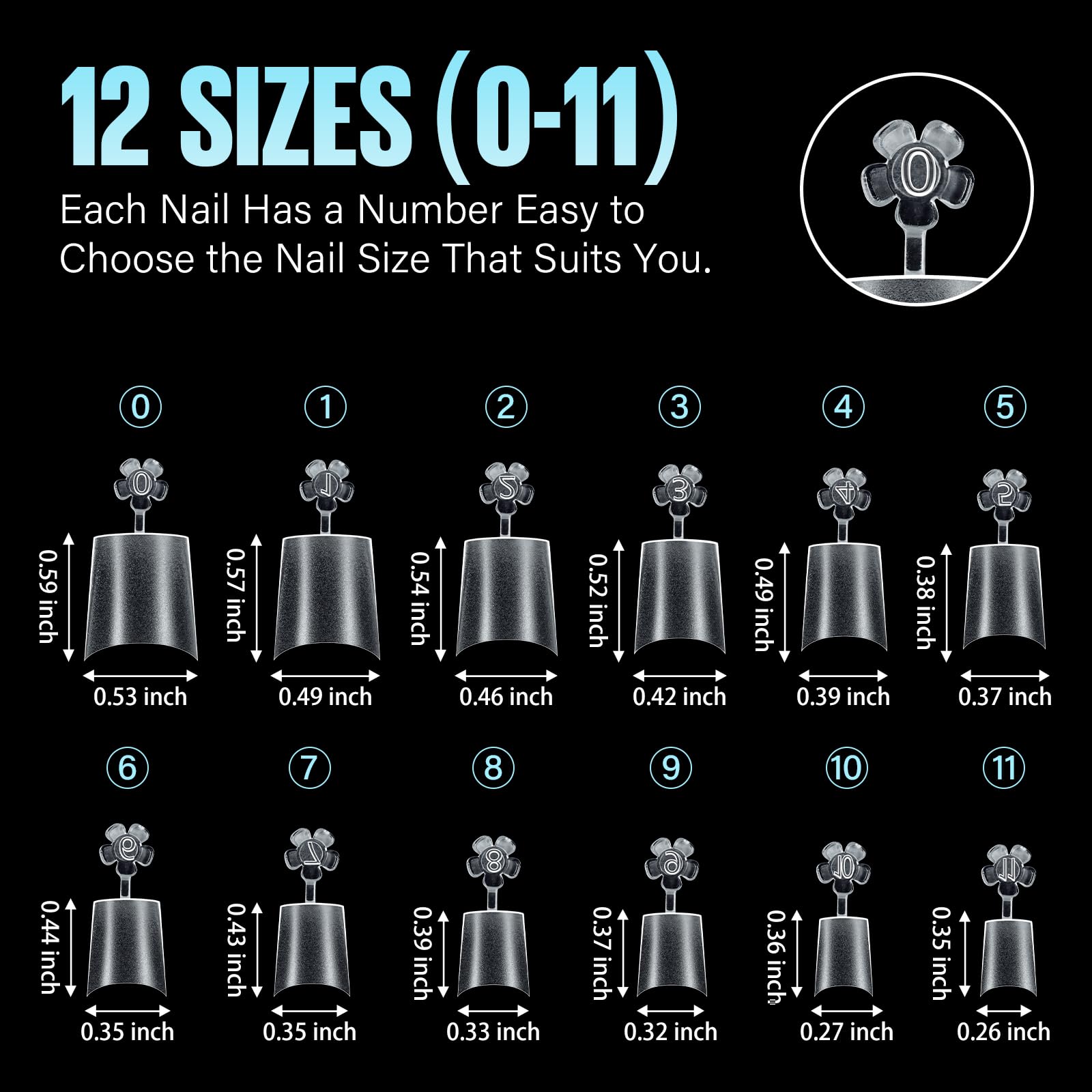 TOMICCA tip next to a ruler showing short length for everyday wear